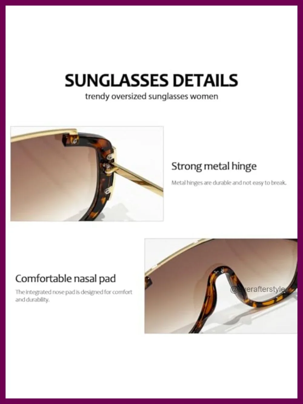 Oversized Retro Shield Sunglasses for Women UV400 Protection One Piece Lens